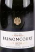 Этикетка Brimoncourt Brut Regence 2016 0.375 л