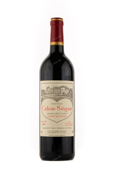 Вино Chateau Calon-Segur Grand Cru Classe Saint-Estephe 1998 0.75 л