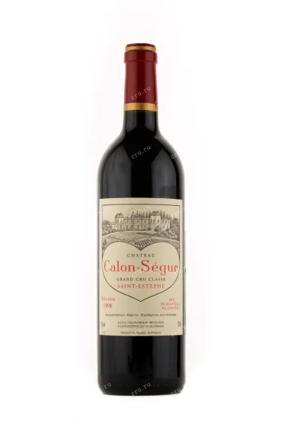 Вино Chateau Calon-Segur Grand Cru Classe Saint-Estephe 1998 0.75 л