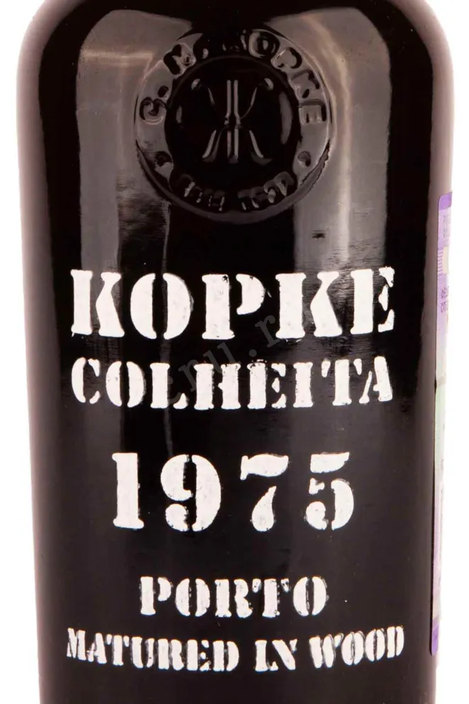 Этикетка Kopke Colheita 1975 0.75 л