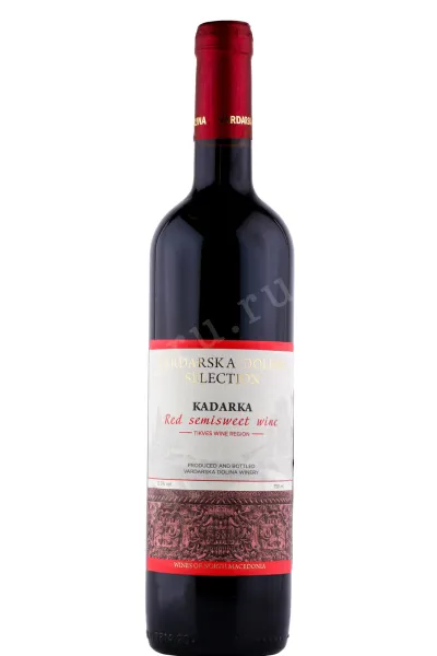 Вино Vardarska Dolina Selection, Kadarka 0.75 л