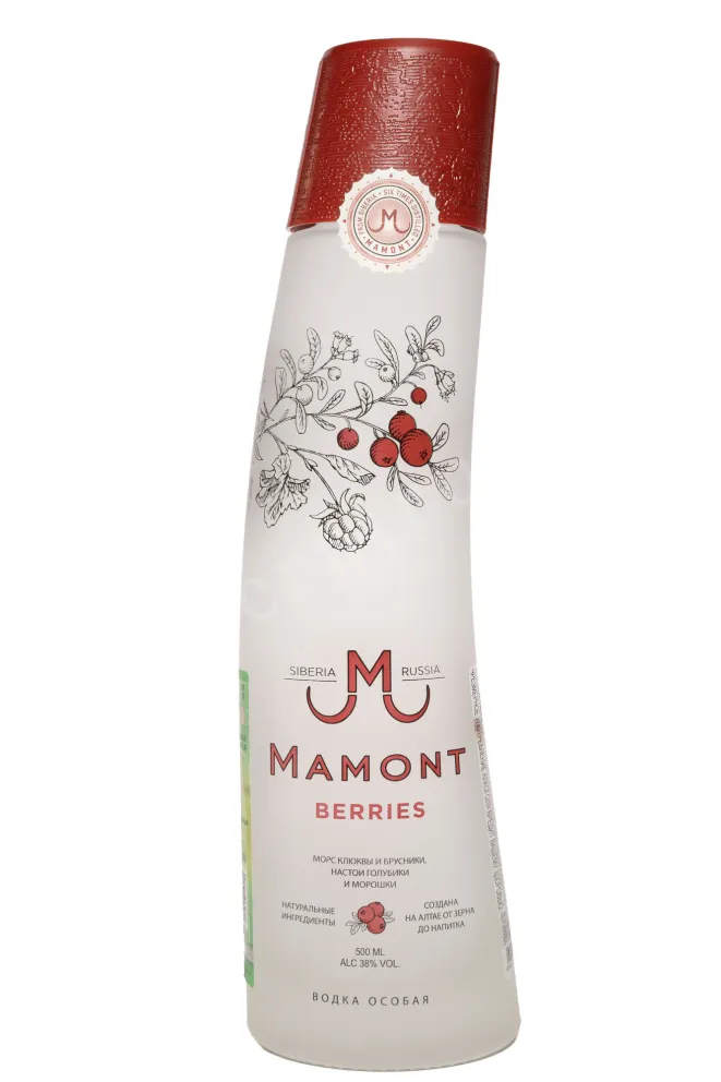 Водка Мамонт Беррис Особая  0.5 л