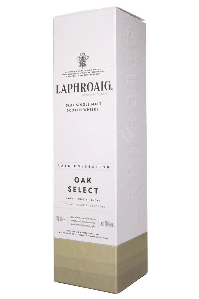 Подарочная коробка Laphroaig Oak Select in gift box 0.7 л