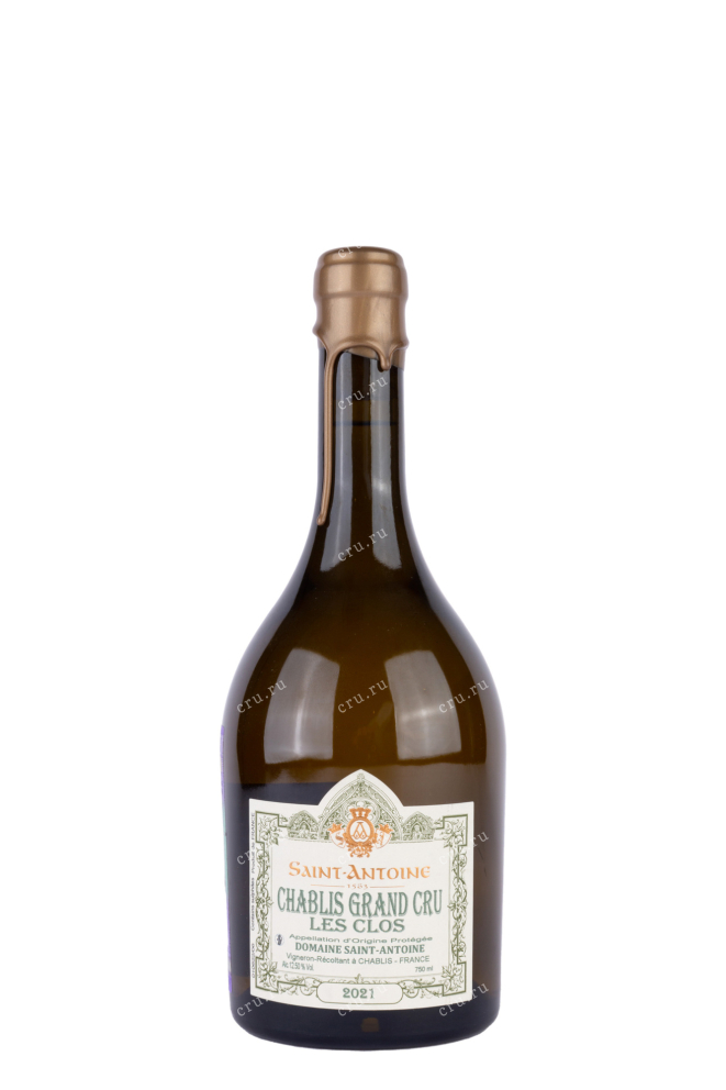 Вино Saint-Antoine Chablis Grand Cru Le Clos  2021 0.75 л