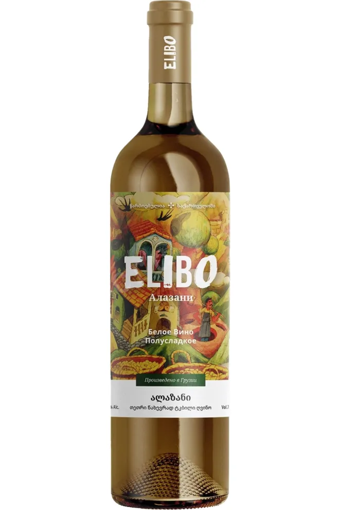 Вино Elibo Alazani White  0.75 л