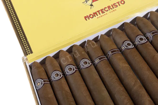 Коробка с сигарами Сигары Монтекристо №2 C/L *25 Куба (скидки нет)