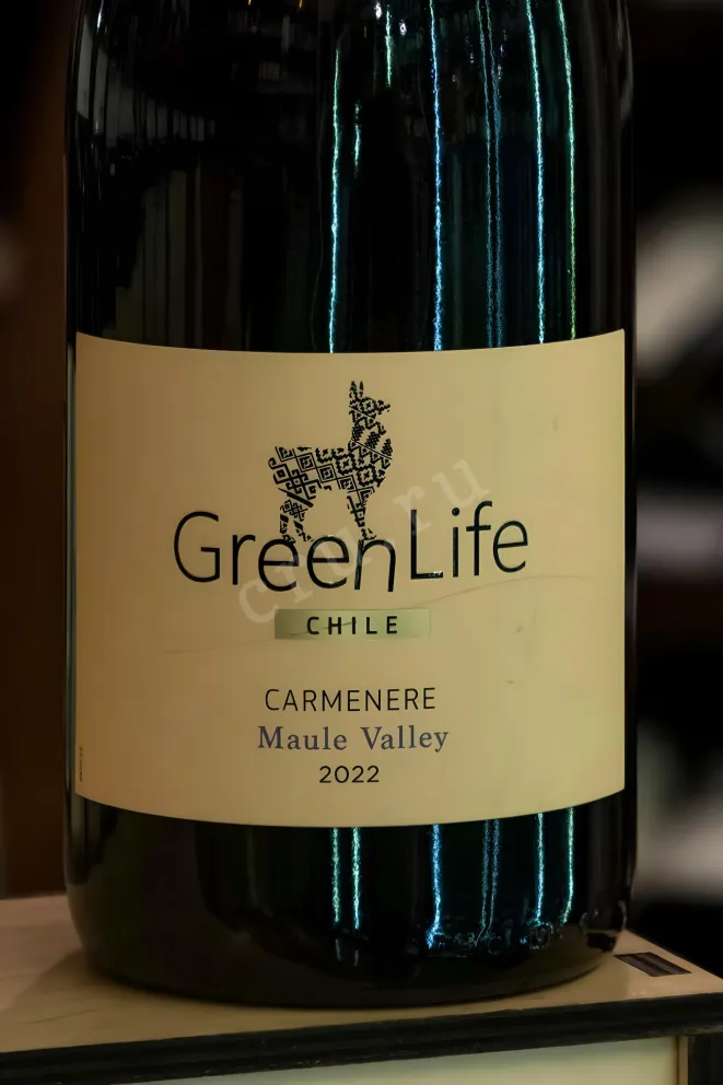 В магазине Крю Профи GreenLife Carmenere Maule Valley 2022 0.75 л