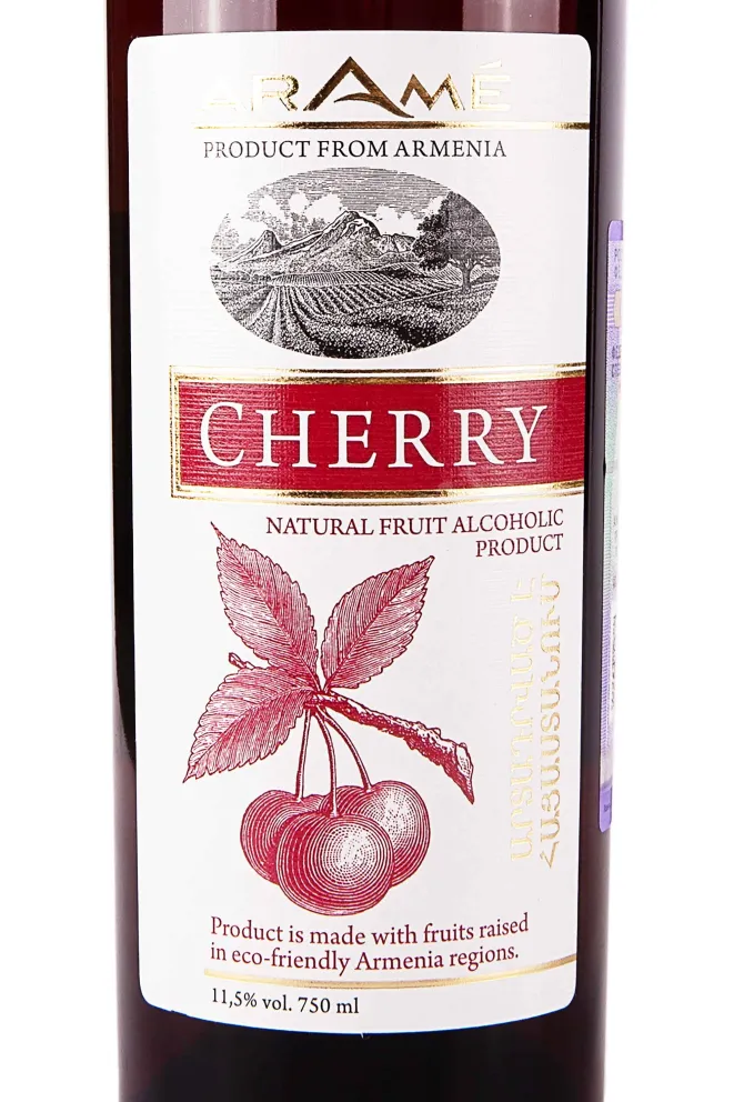 Этикетка Arame Cherry 0.75 л
