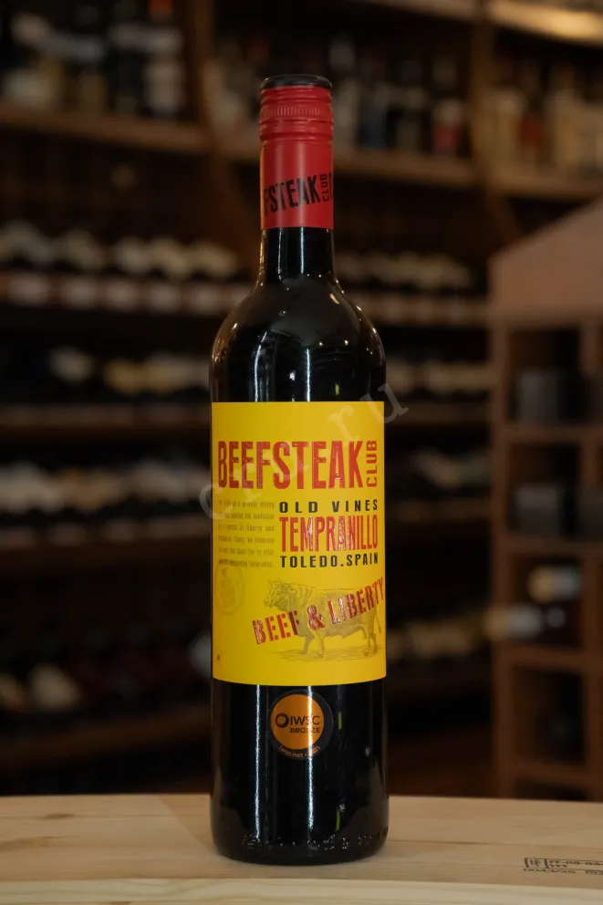 В магазине Крю Профи Beefsteak Club Beef & Liberty Tempranillo 2020 0.75 л