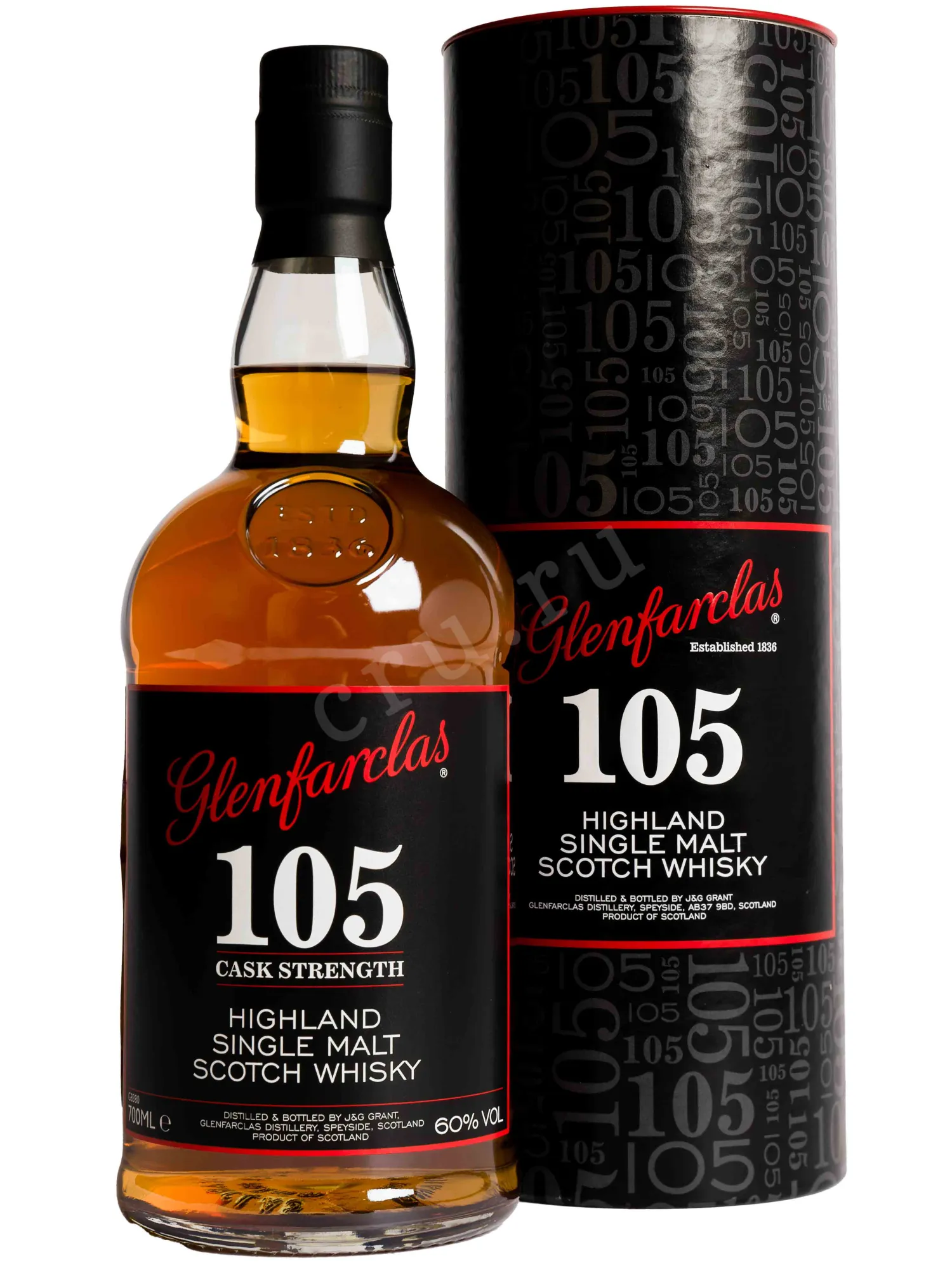 Фото — Виски Glenfarclas 105 in tube  0.7 л