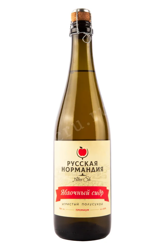 Сидр Яблочный Русская Нормандия Полусухой  0.75 л