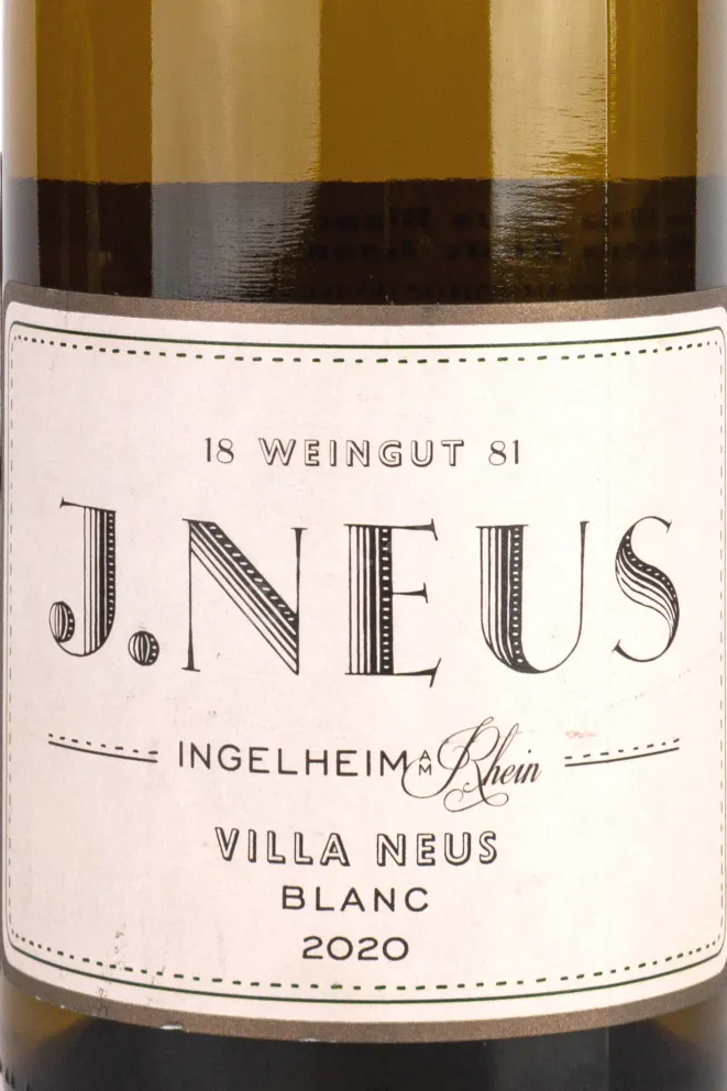 Этикетка Ingelheim Villa Neus Blanc 2020 0.75 л