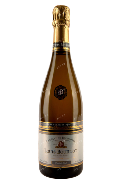 Шампанское Louis Bouillot Cremant de Bourgogne Blanc de Noirs sulfite-free 2021 0.75 л