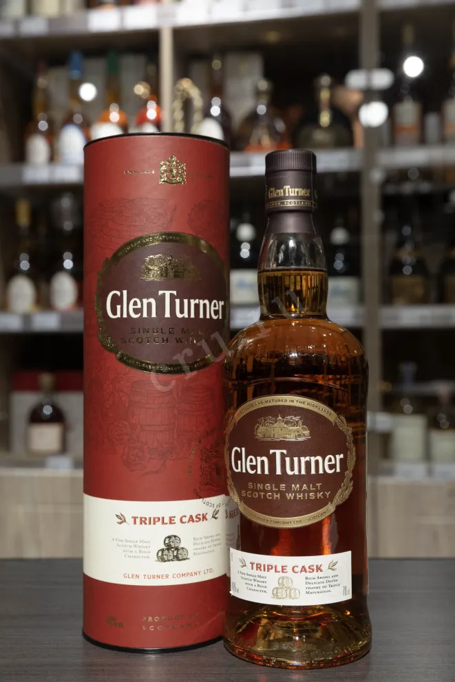 В магазине Крю Профи Glen Turner Triple Cask Single Malt in tube 0.7 л