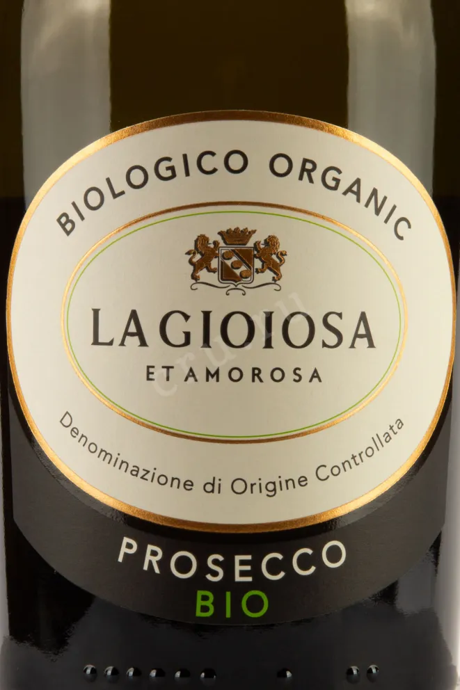 Этикетка Prosecco La Gioiosa BIO 2021 0.75 л