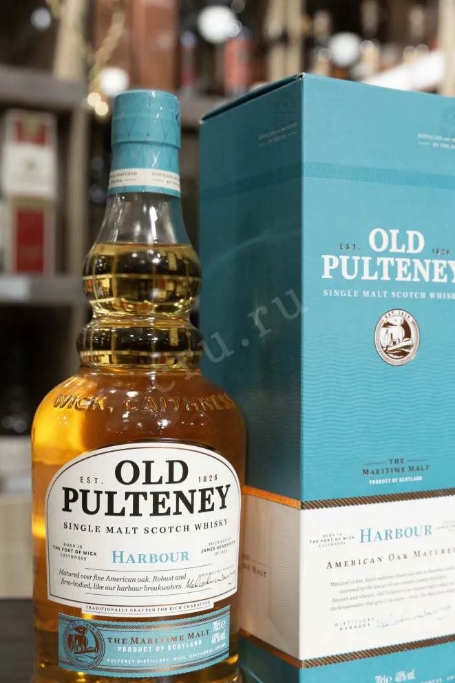 В магазине Крю Профи Old Pulteney Harbour American Oak Matured in gift box 0.7 л