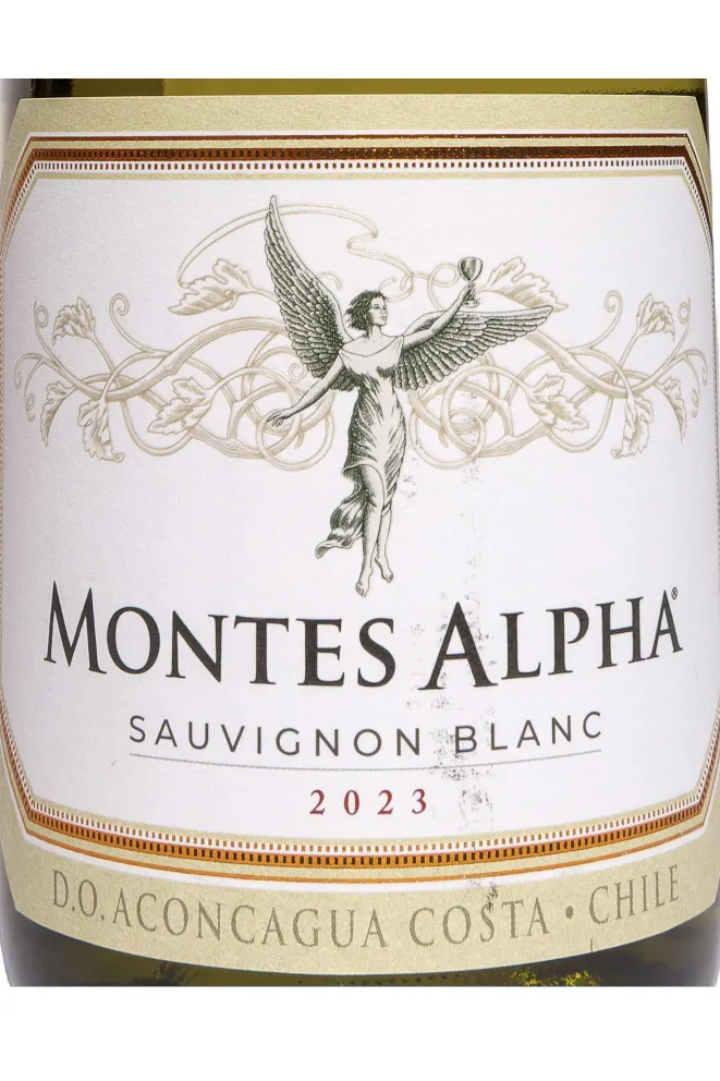 Этикетка Montes Alpha Sauvignon Blanc 2023 0.75 л