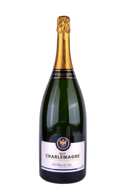 Шампанское Guy Charlemagne Reserve Blanc de Blancs Le Mesnil-sur-Oger 2018 1.5 л