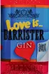 Этикетка Barrister Love Is 0.7 л
