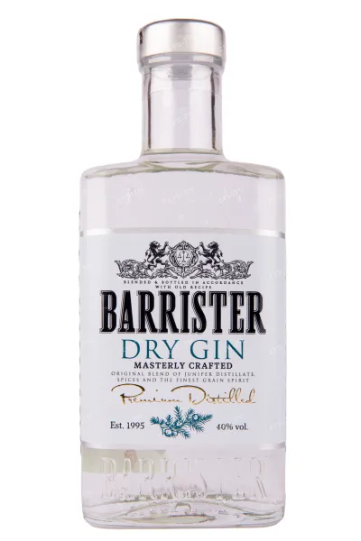 Джин Barrister Dry  0.375 л