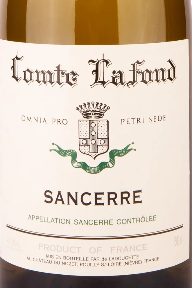 Этикетка Sancerre Comte Lafond 2021 1.5 л