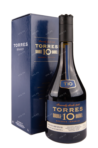 Бренди Torres 10 Double Barrel gift box  0.7 л