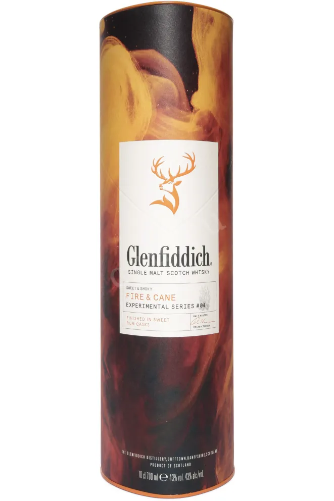 Туба Glenfiddich Fire & Can in tube 0.7 л