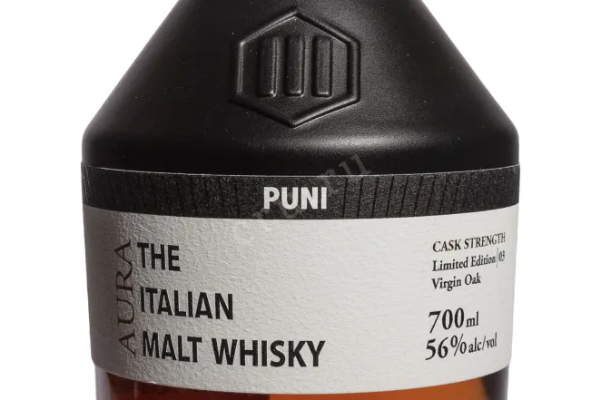 Этикетка Puni Aura Limited Edition in gift box 0.7 л