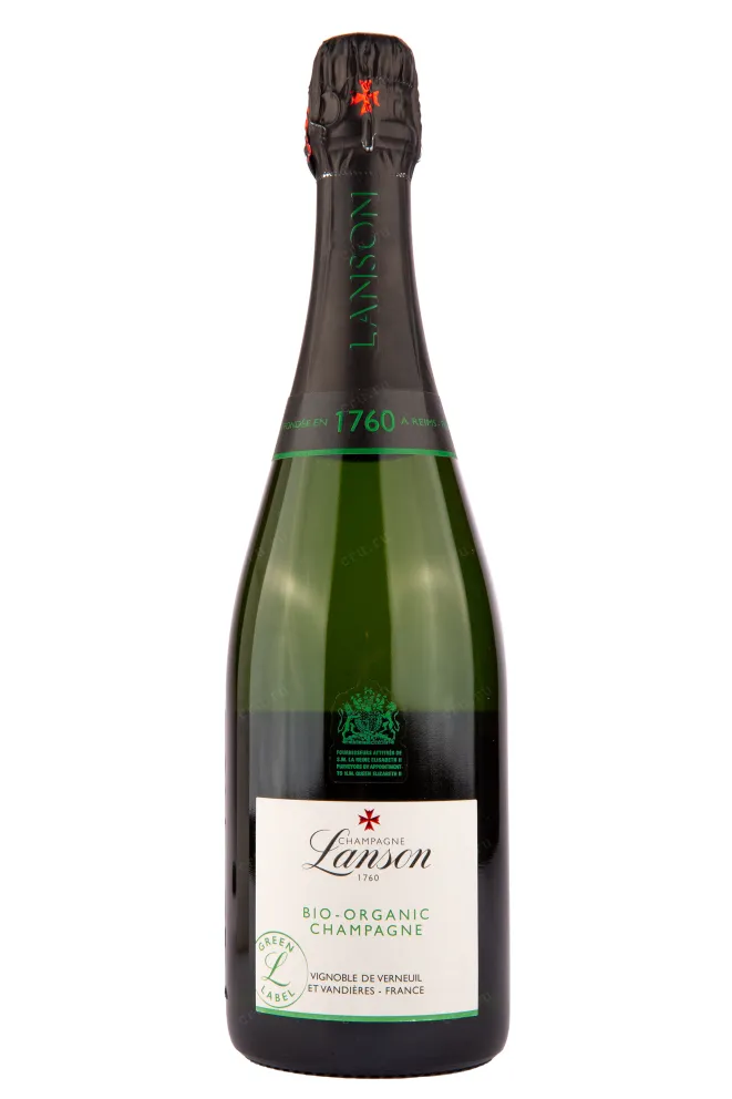 Шампанское Lanson Green Label Organic Brut with gift box 0.75 л