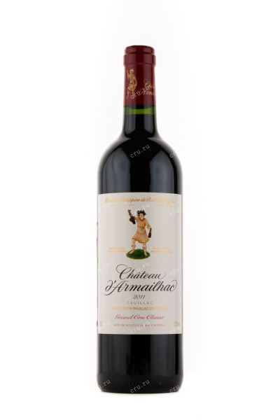 Вино Chateau d`Armailhac Grand Cru Classe Pauillac 2011 0.75 л