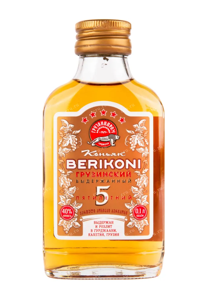 Коньяк Берикони ВСОП 5-летний  0.1 л