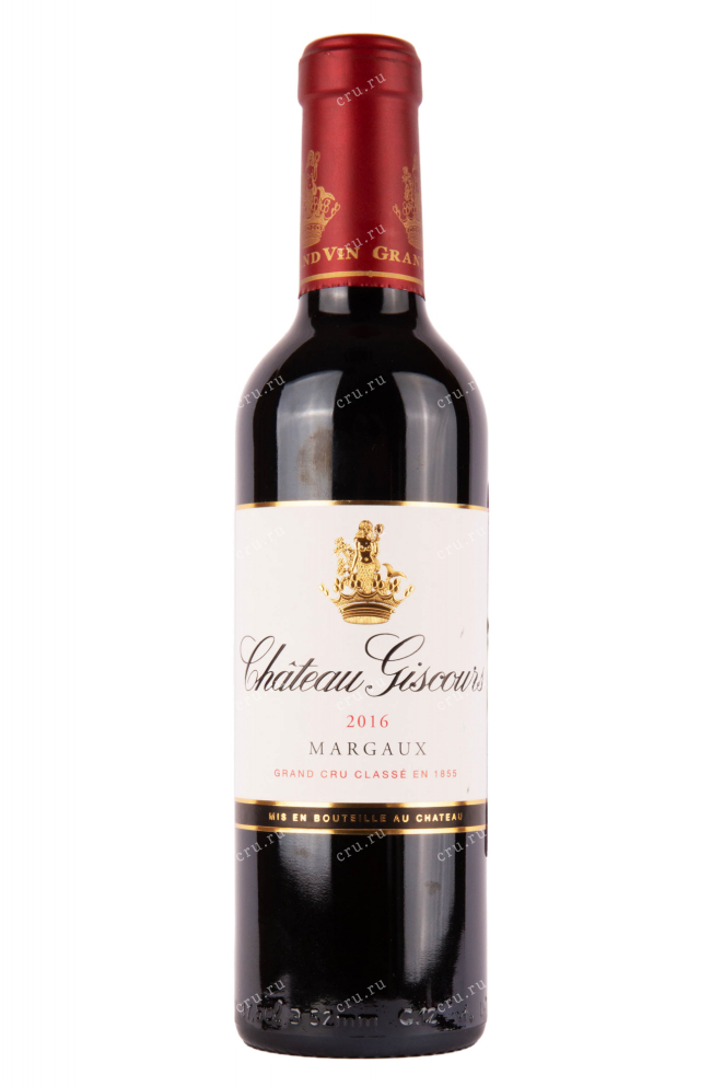 Вино Chateau Giscours Margaux Grand Cru 2016 0.375 л