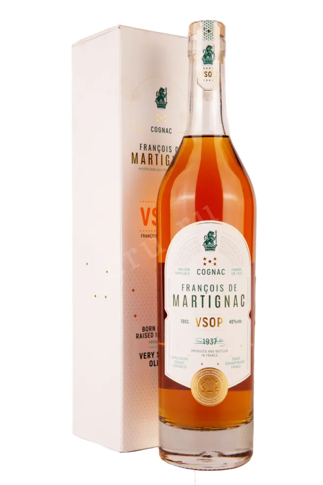 Коньяк Francois de Martignac VSOP gift box  0.7 л