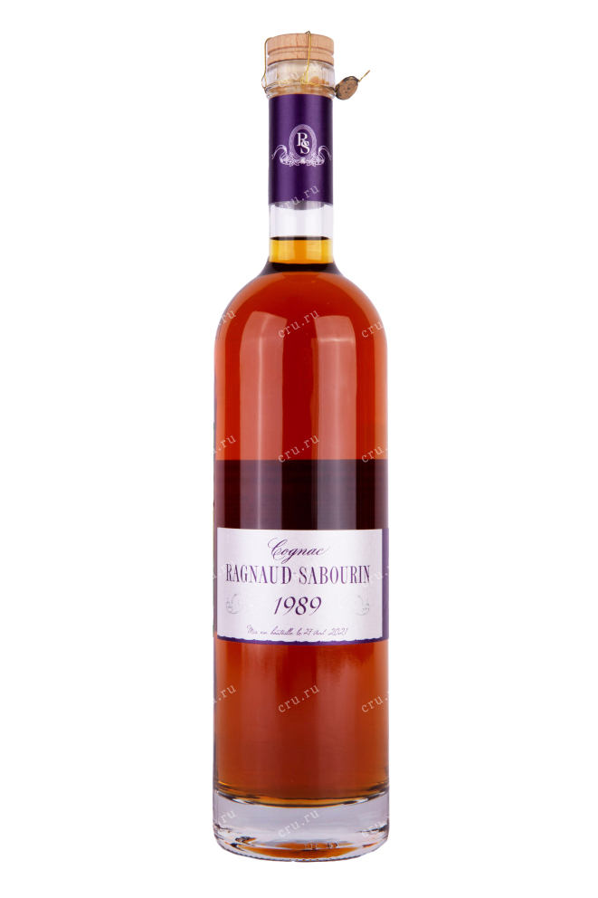 Бутылка Ragnaud-Sabourin Grande Champagne 1er Cru in tube 1989 0.7 л