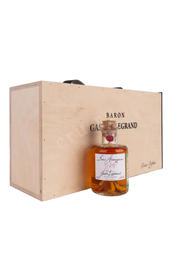 Набор арманьяков Baron G. Legrand Bas-Armagnac gift set 4 wooden box 1993/2003/2018/ 0.2 л