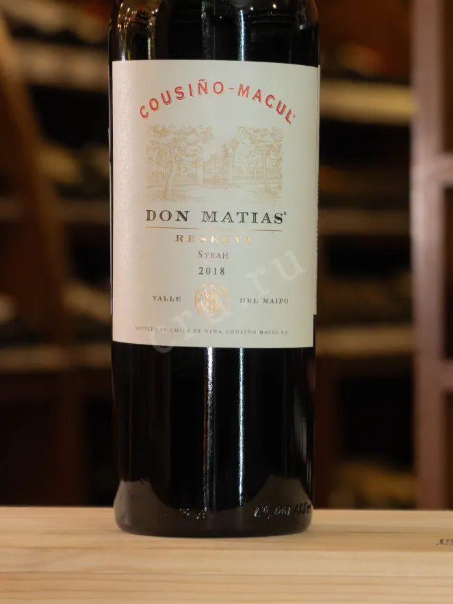 В магазине Крю Профи Don Matias Syrah Reserva 2018 0.75 л