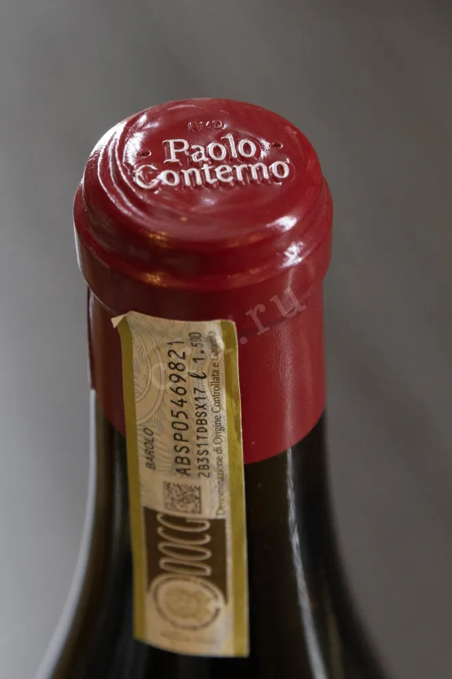 Пробка Paolo Conterno Barolo Ginestra Riserva 2012 1.5 л