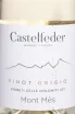 Этикетка Pinot Grigio Mont Mes Castelfeder 2024 0.75 л