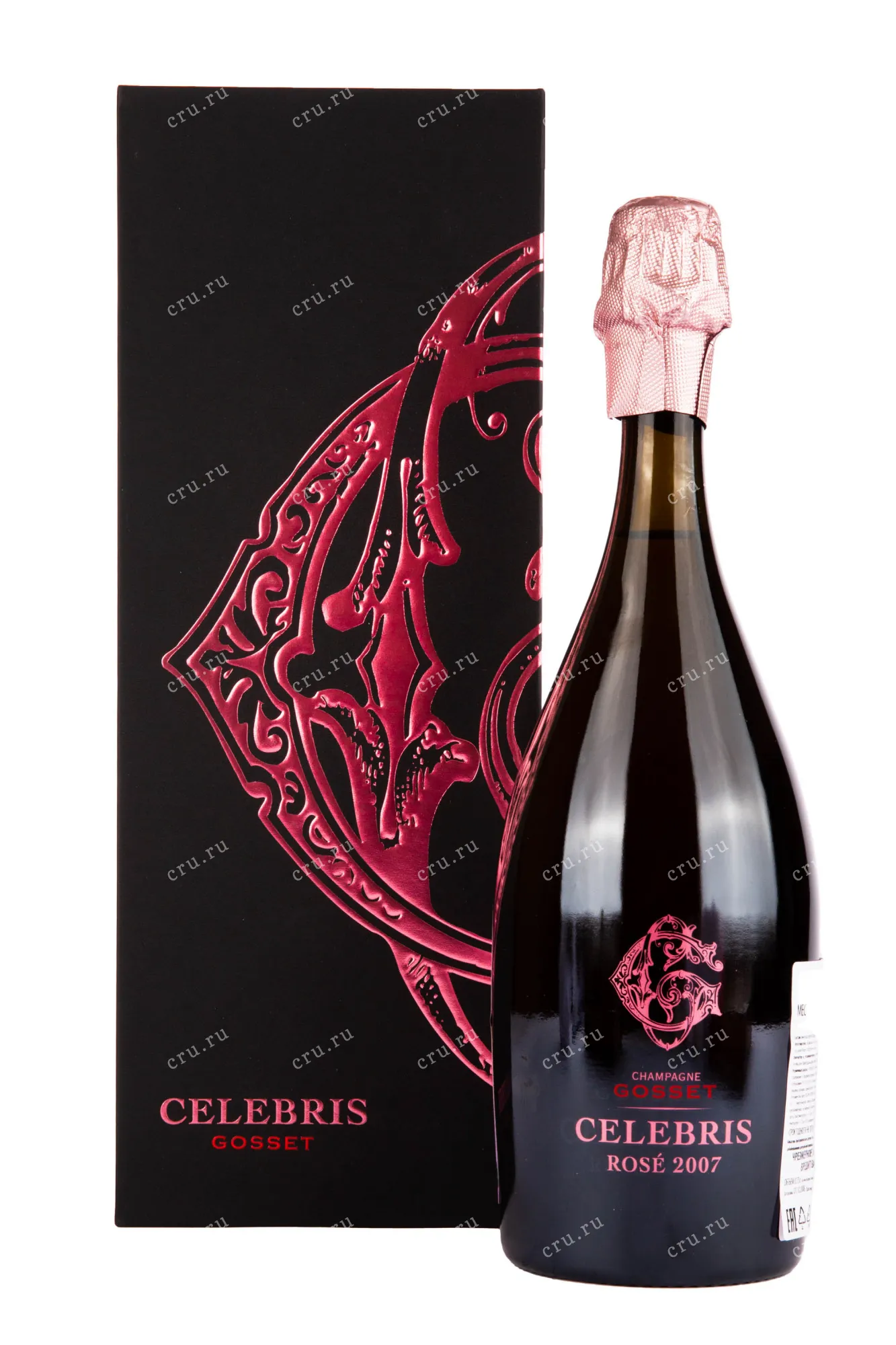 Фото — Шампанское Gosset Brut Celebris Rose Extra Brut  0.75 л
