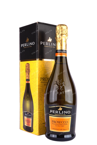 Игристое вино Perlino Prosecco gift box 2021 0.75 л