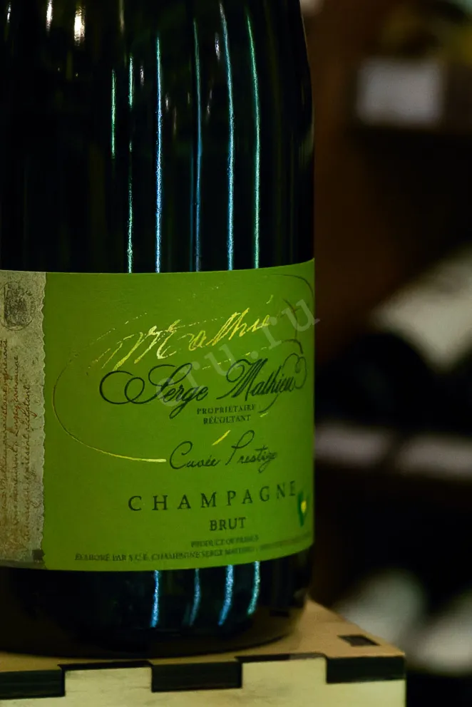 В магазине Крю Профи Serge Mathieu Cuvee Prestige Brut 2019 0.75 л