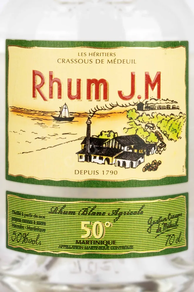 Этикетка J.M. Blanc Agricole 0.7 л