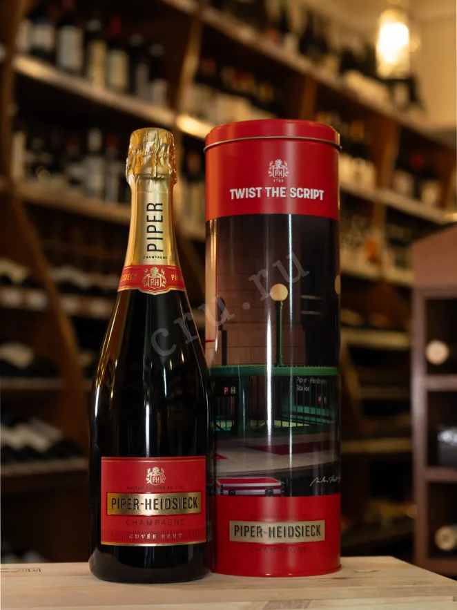 В магазине Крю Профи Piper Heidsieck Champagne Cuvee Brut in tube 2021 0.75 л