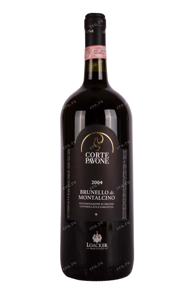 Бутылка Corte Pavone Brunello di Montalcino in wooden box 2004 1.5 л