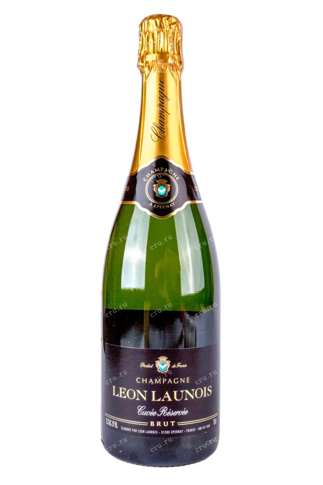 Бутылка  Leon Launois Brut in gift box 2022 0.75 л