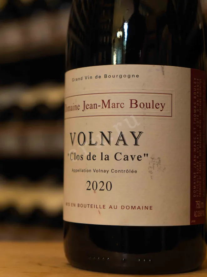 В магазине Крю Профи Domaine Jean-Marc Bouley Volnay Clos de la Cave 2020 0.75 л