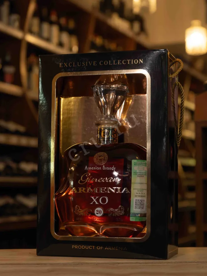 В магазине Крю Профи Ginevan Armenia XO 20 Years Old in gift box 0.7 л