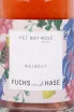 Этикетка игристого вина Fuchs und Hase Pet Nat Rose 0.75 л