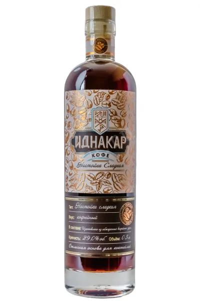 Настойка Иднакар Сладкая с Кофе  0.5 л