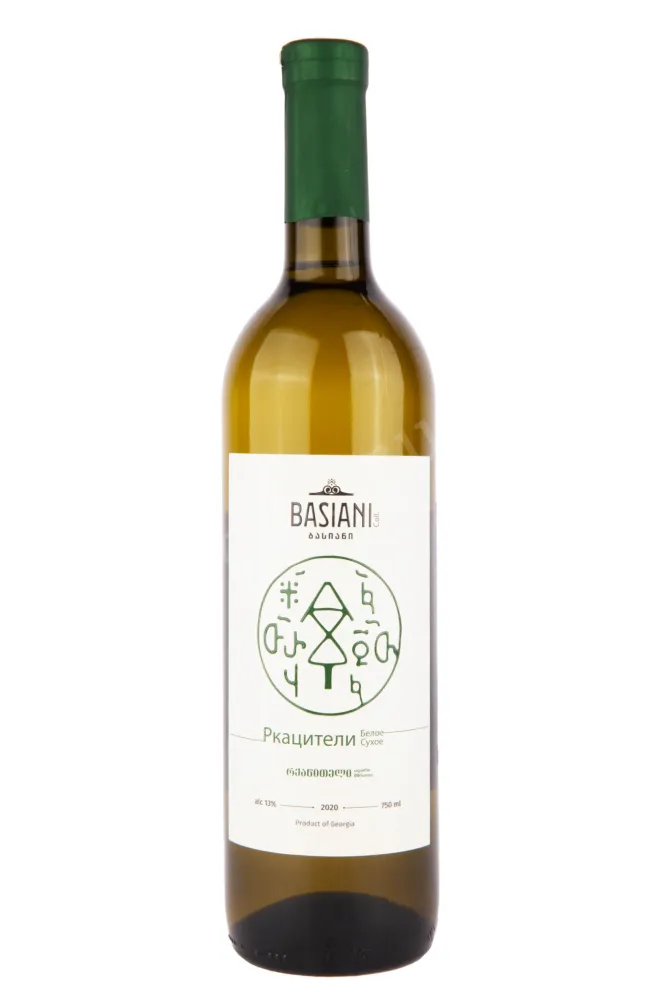 Вино Basiani Rkatsiteli 2020 0.75 л